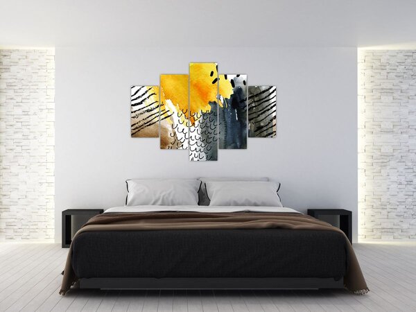 Obraz - Abstraktný akvarel (150x105 cm)