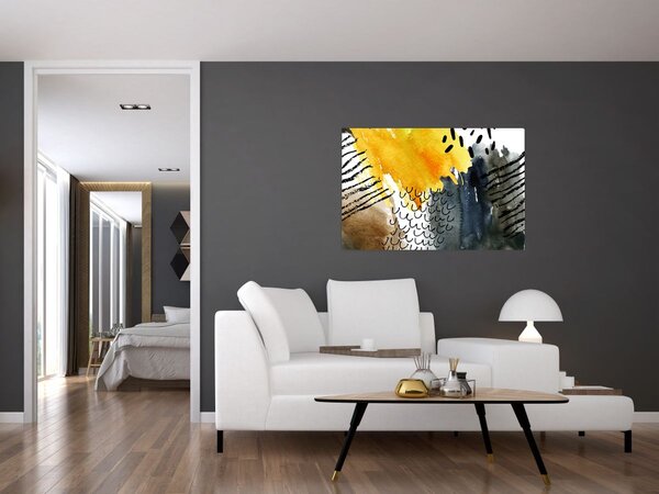 Obraz - Abstraktný akvarel (90x60 cm)