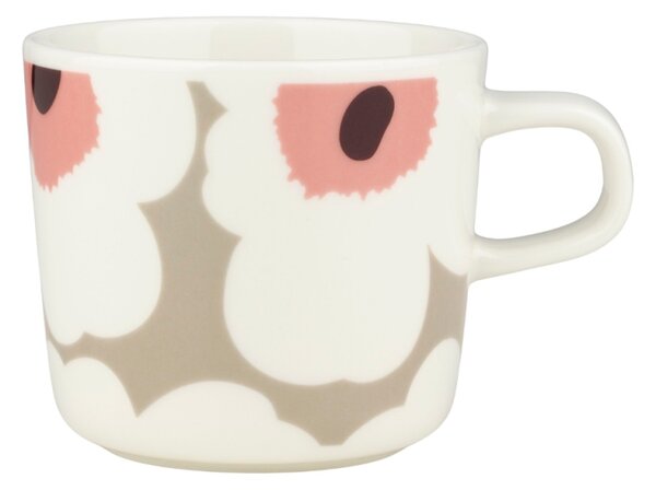 Marimekko Hrnček Oiva Unikko 0,2l, béžovo-ružový