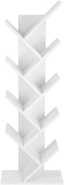 VASAGLE Knižnica - biela - 50x25x141,5 cm
