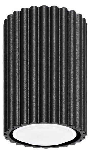 Sollux SL.1568 - Bodové svietidlo KARBON 1xGU10/10W/230V 10 cm čierna