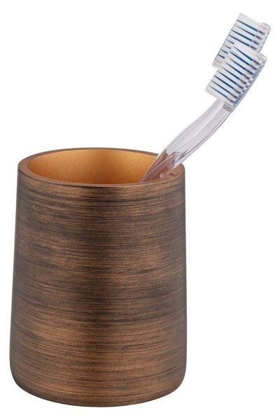 Hnedý pohárik na kefky Wenko Palena