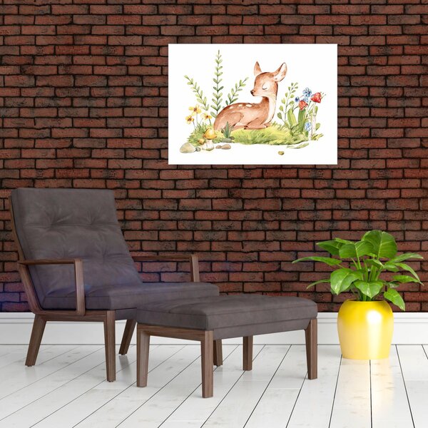 Obraz - Malý srnček (70x50 cm)