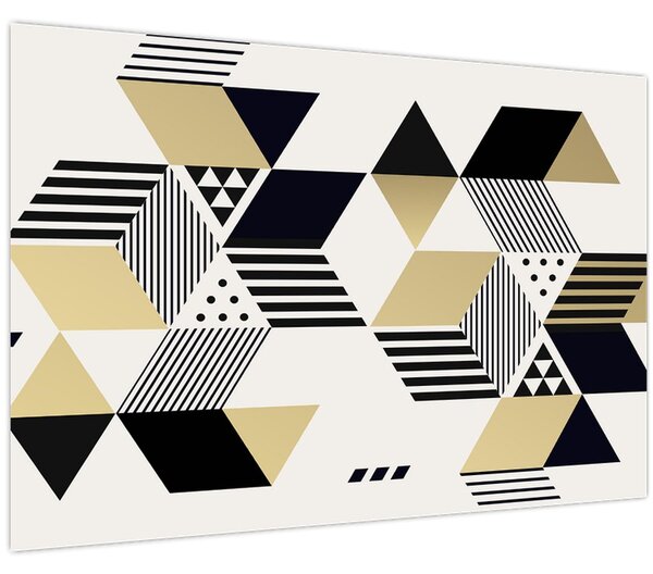 Obraz - Geometrické tvary N⁰1 (90x60 cm)