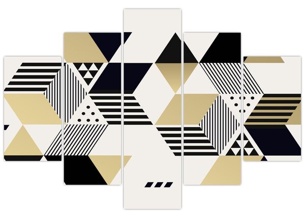 Obraz - Geometrické tvary N⁰1 (150x105 cm)
