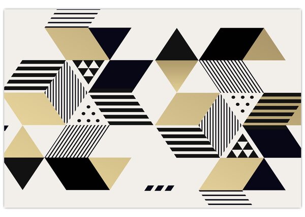 Obraz - Geometrické tvary N⁰1 (90x60 cm)