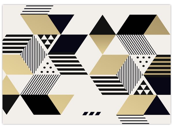 Obraz - Geometrické tvary N⁰1 (70x50 cm)