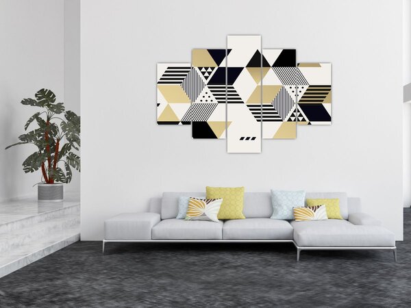 Obraz - Geometrické tvary N⁰1 (150x105 cm)