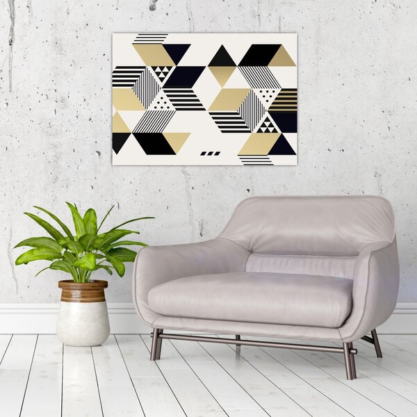 Obraz - Geometrické tvary N⁰1 (70x50 cm)