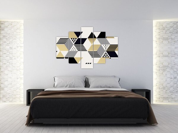 Obraz - Geometrické tvary N⁰1 (150x105 cm)