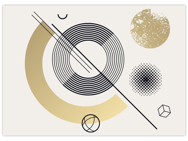 Obraz - Geometrické tvary N⁰2 (70x50 cm)