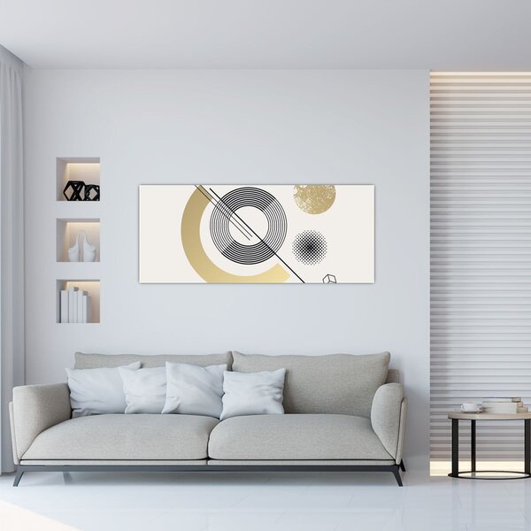 Obraz - Geometrické tvary N⁰2 (120x50 cm)