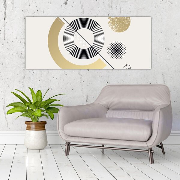 Obraz - Geometrické tvary N⁰2 (120x50 cm)