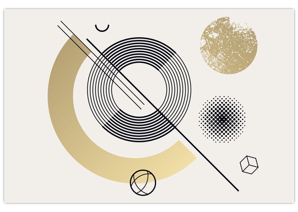 Obraz - Geometrické tvary N⁰2 (90x60 cm)
