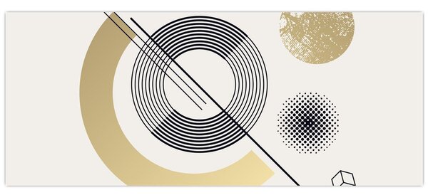 Obraz - Geometrické tvary N⁰2 (120x50 cm)