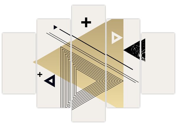 Obraz - Geometrické tvary N⁰4 (150x105 cm)