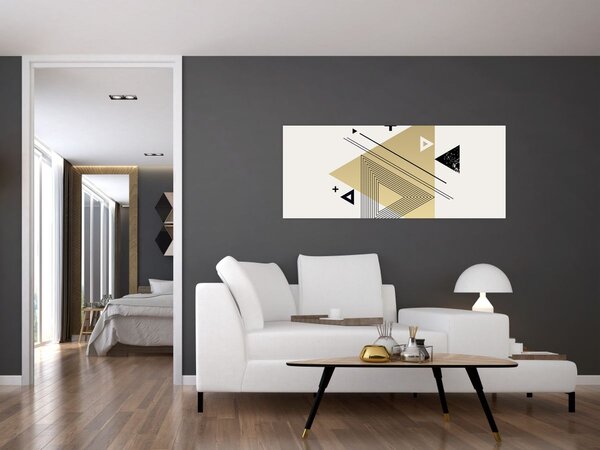 Obraz - Geometrické tvary N⁰4 (120x50 cm)