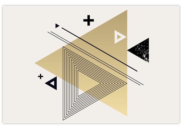 Obraz - Geometrické tvary N⁰4 (90x60 cm)