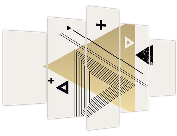 Obraz - Geometrické tvary N⁰4 (150x105 cm)