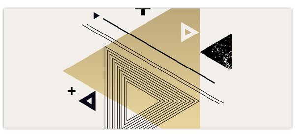 Obraz - Geometrické tvary N⁰4 (120x50 cm)