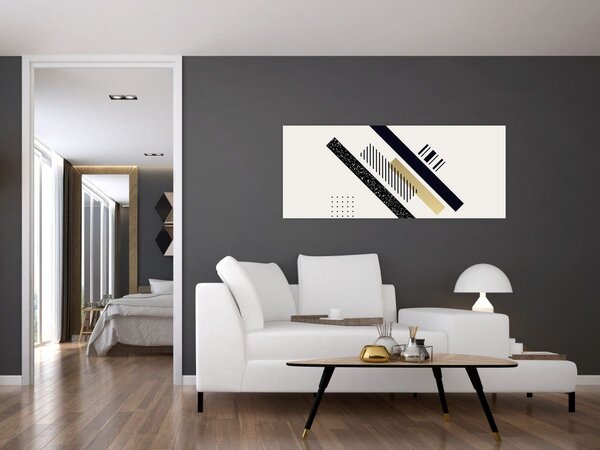 Obraz - Geometrické tvary N⁰5 (120x50 cm)