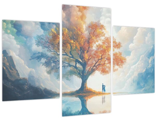 Obraz – Strom života a lásky (90x60 cm)