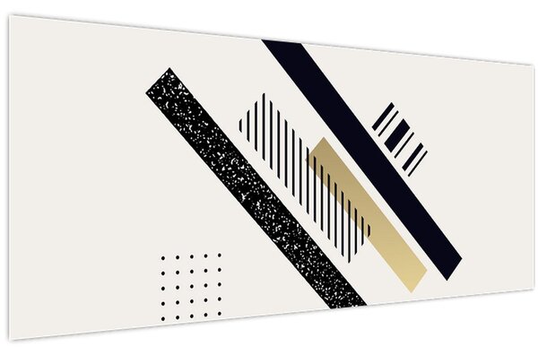 Obraz - Geometrické tvary N⁰5 (120x50 cm)