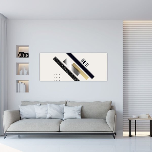 Obraz - Geometrické tvary N⁰5 (120x50 cm)
