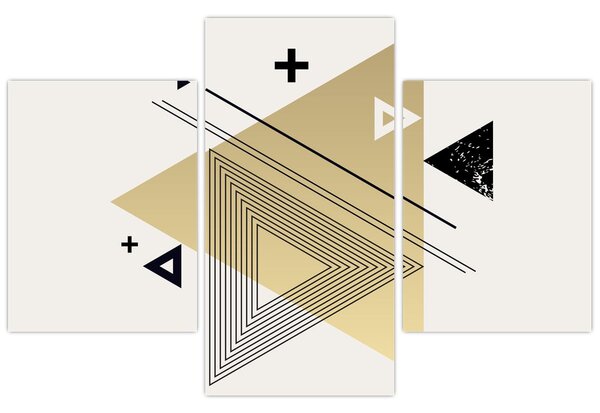 Obraz - Geometrické tvary N⁰4 (90x60 cm)