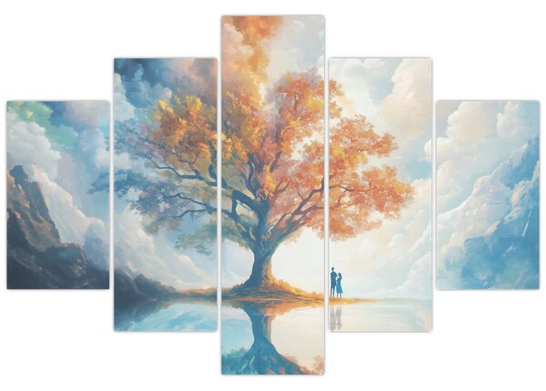 Obraz – Strom života a lásky (150x105 cm)