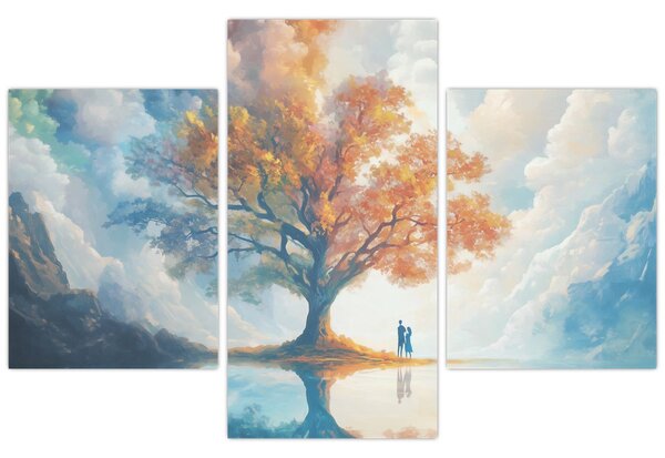 Obraz – Strom života a lásky (90x60 cm)