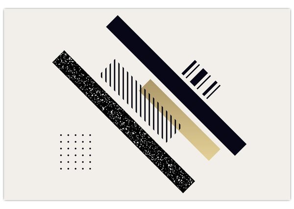 Obraz - Geometrické tvary N⁰5 (90x60 cm)