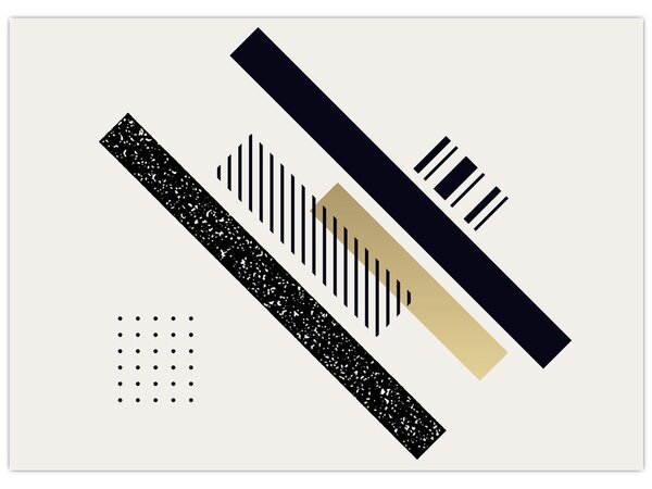 Obraz - Geometrické tvary N⁰5 (70x50 cm)