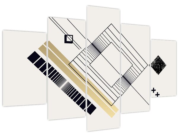 Obraz - Geometrické tvary N⁰6 (150x105 cm)
