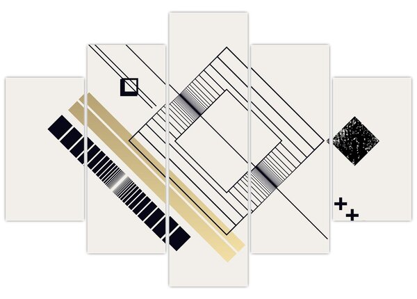 Obraz - Geometrické tvary N⁰6 (150x105 cm)