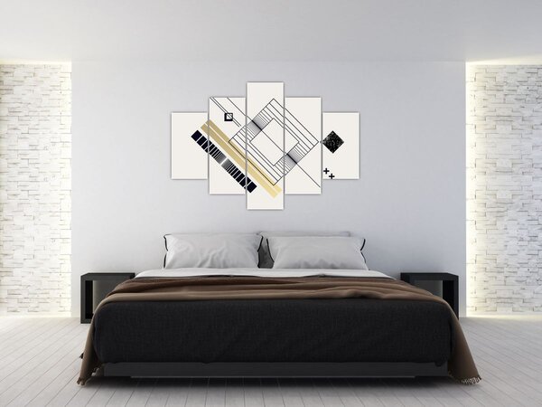 Obraz - Geometrické tvary N⁰6 (150x105 cm)