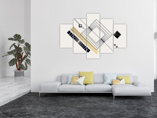 Obraz - Geometrické tvary N⁰6 (150x105 cm)