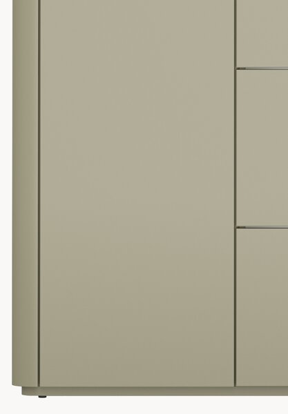 Komoda Elivo 150 cm so zásuvkami - eukalyptus / dub baltic dune
