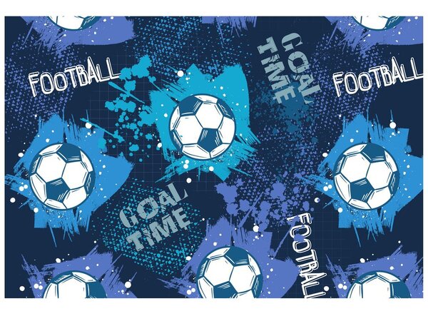 Tapeta futbalová lopta v modrom