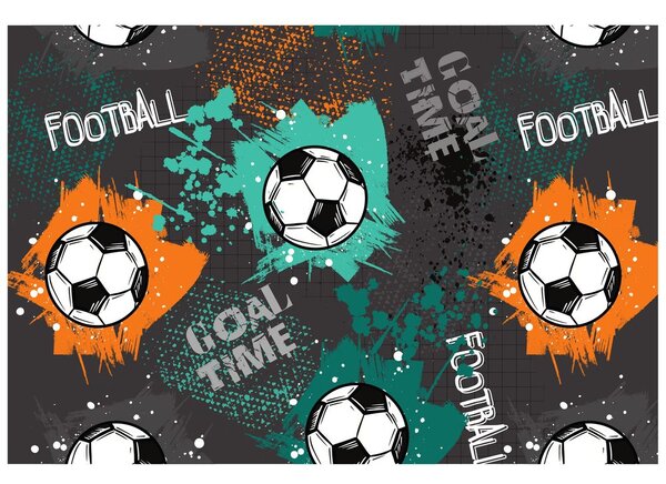 Tapeta futbalová lopta v modernom prevedení