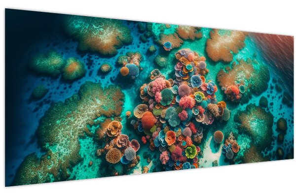 Obraz - Pohľad na more (120x50 cm)