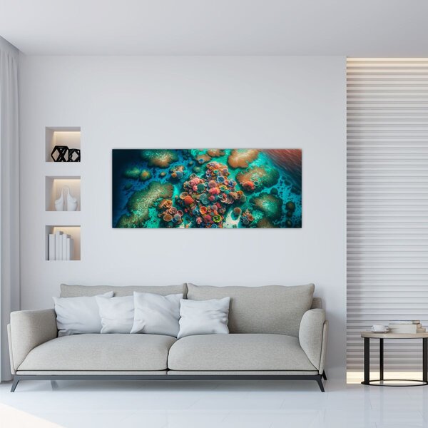 Obraz - Pohľad na more (120x50 cm)
