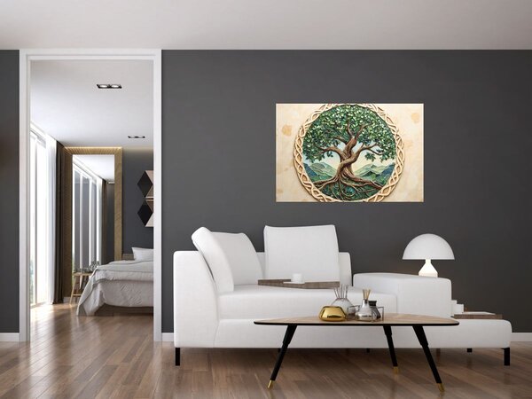 Obraz – Prepletený strom života (90x60 cm)