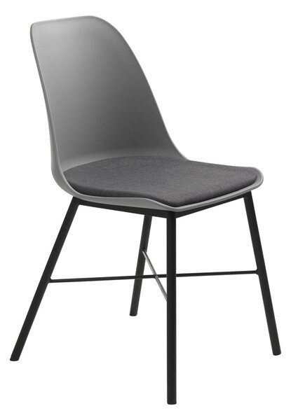 Sivá jedálenská stolička Unique Furniture Whistler