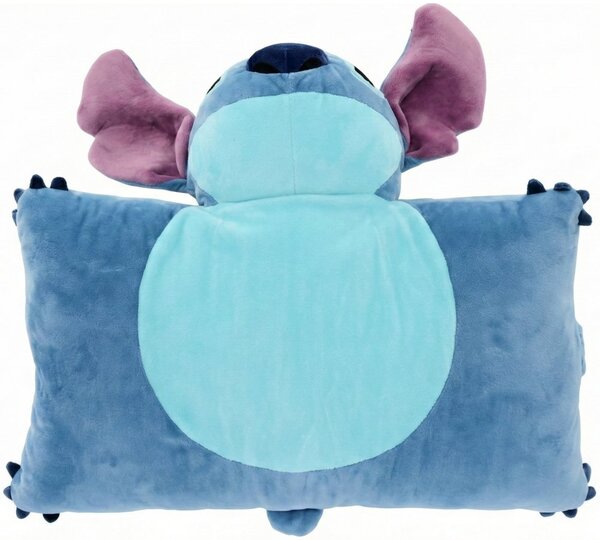 Multifunkčný relaxačný vankúš Stitch - licencia Lilo & Stitch - 2v1 vankúš 45x36 cm aj plyšová hračka