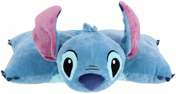 Multifunkčný relaxačný vankúš Stitch - licencia Lilo & Stitch - 2v1 vankúš 45x36 cm aj plyšová hračka