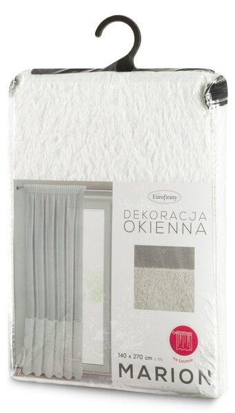ZÁCLONA NA PÁSKE MARION 140X270 CM BIELA