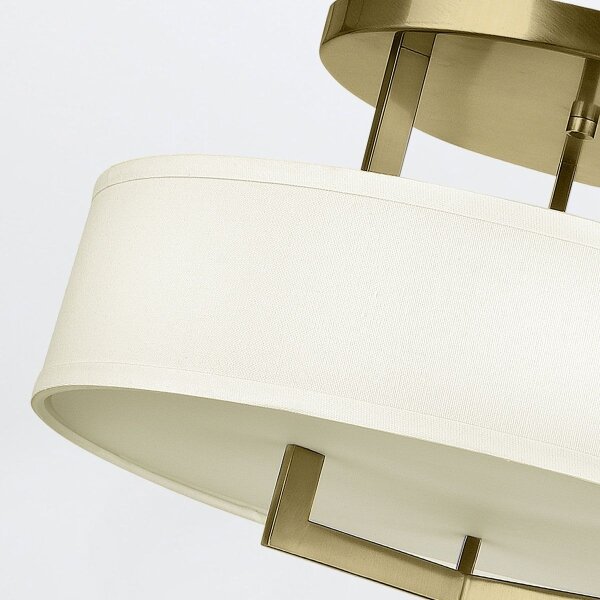 Hinkley HK-HAMPTON-SF-BB-Stropné svietidlo HAMPTON 3xE27/60W/230V, priemer 50,8 cm, zlaté