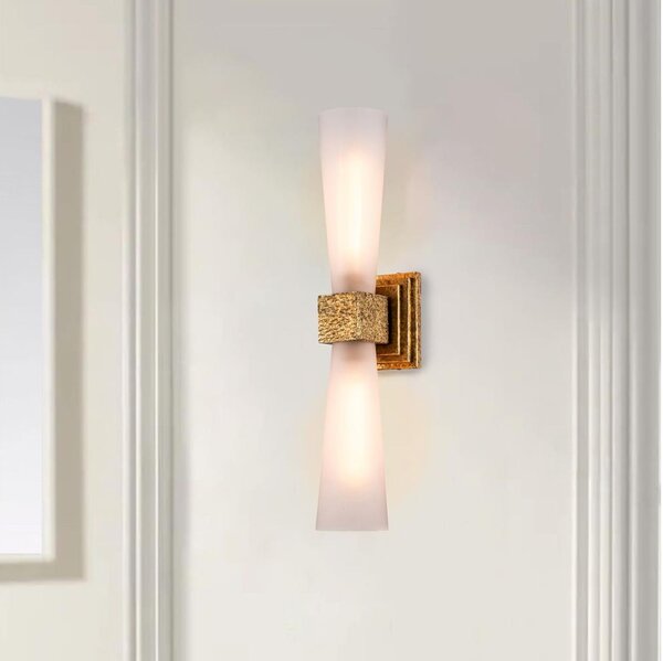 Elstead KRISTY-2WB-DG-OPAL-LED Kúpeľňové svietidlo KRISTY 2xG9/4W/230V IP44 medené