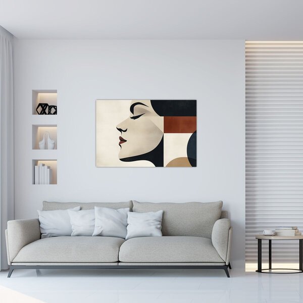 Obraz - Žena z profilu (90x60 cm)